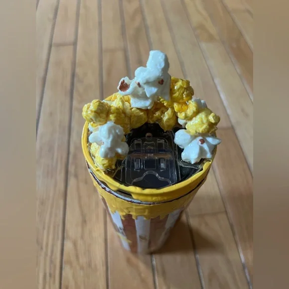 Popcorn tumbler cup 20 Ounce What’s Popping 3D Faux Popcorn Lid Steel - Picture 2 of 6